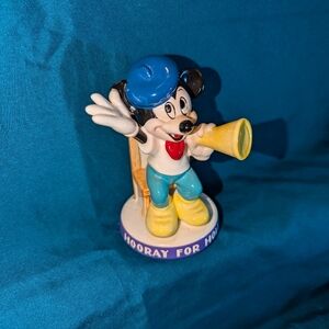 Vintage Schmid Walt Disney Company Hooray for Hollywood Mickey Mouse figurine